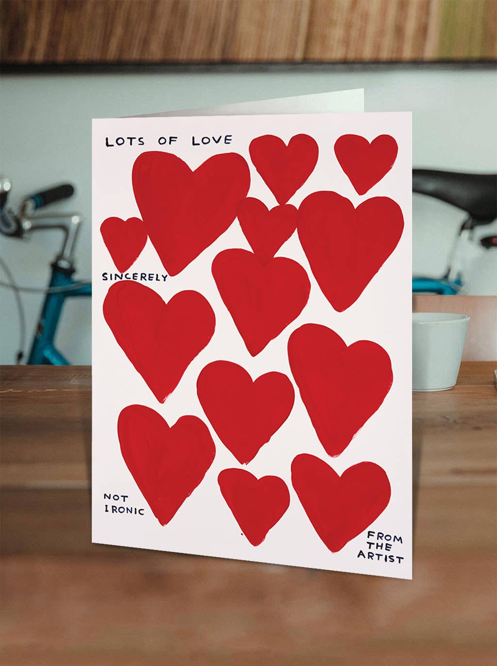 David Shrigley x Brainbox Candy - Wholesale Love Card - Funny Birthday Card - Do You Love Me Greetings Card - Do You Love Me Greetings Card - Lots of Love Greetings Card1