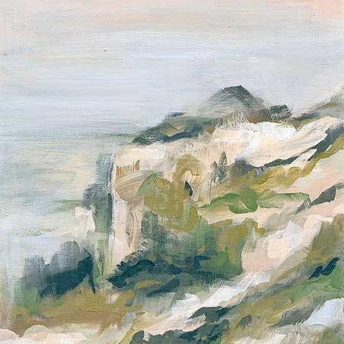 Billede af San Francisco Coast - Californien landskab lærred for engroshandel hos Meredith Oneal Art