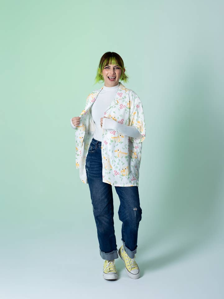 Steady Hands - Wholesale Button Down Shirt - Unisex - Duckin' Around Button Up