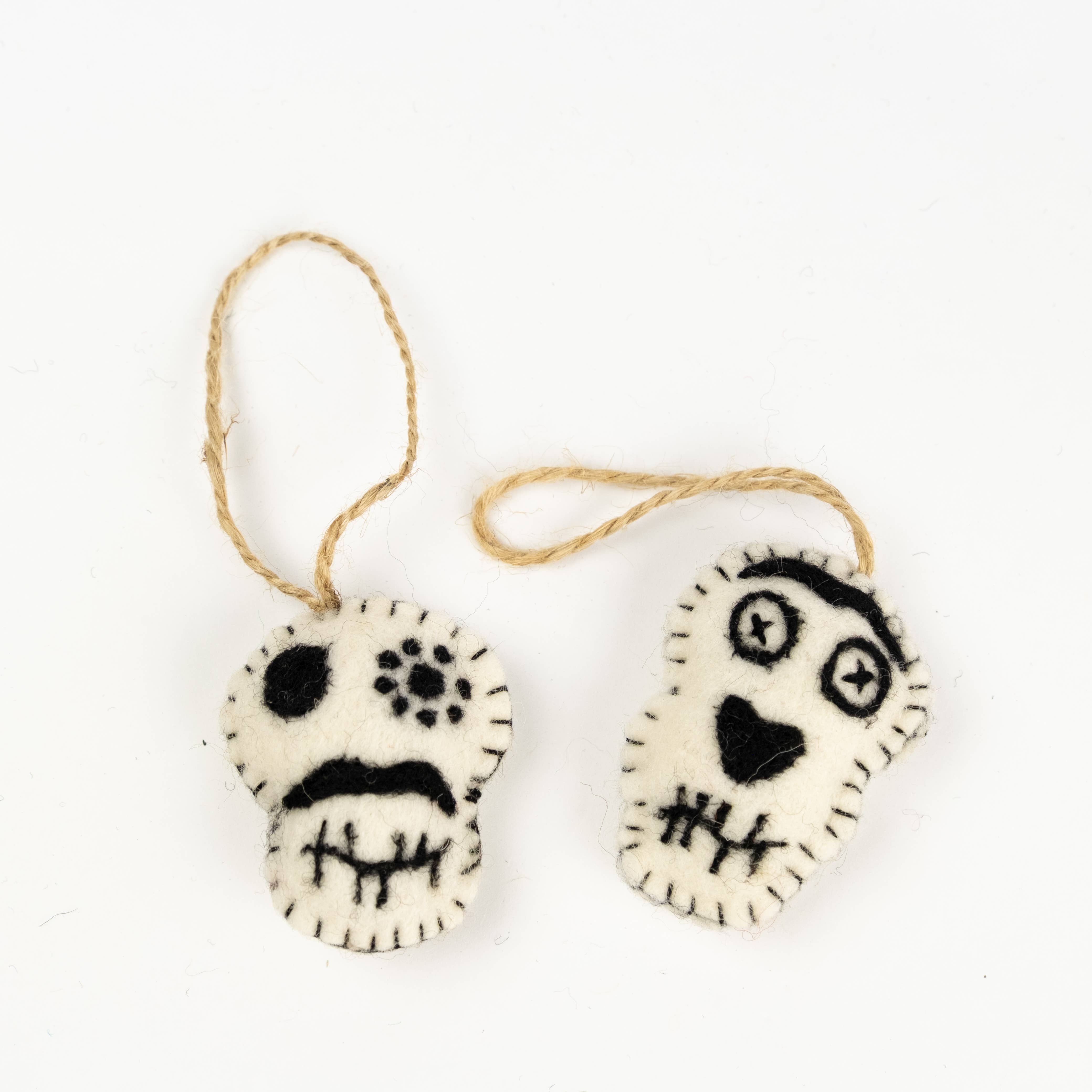The Winding Road - Vendita all'ingrosso Decorazione - Ornamento - Decorazioni di Halloween - Teschi in feltro - NUOVO!2