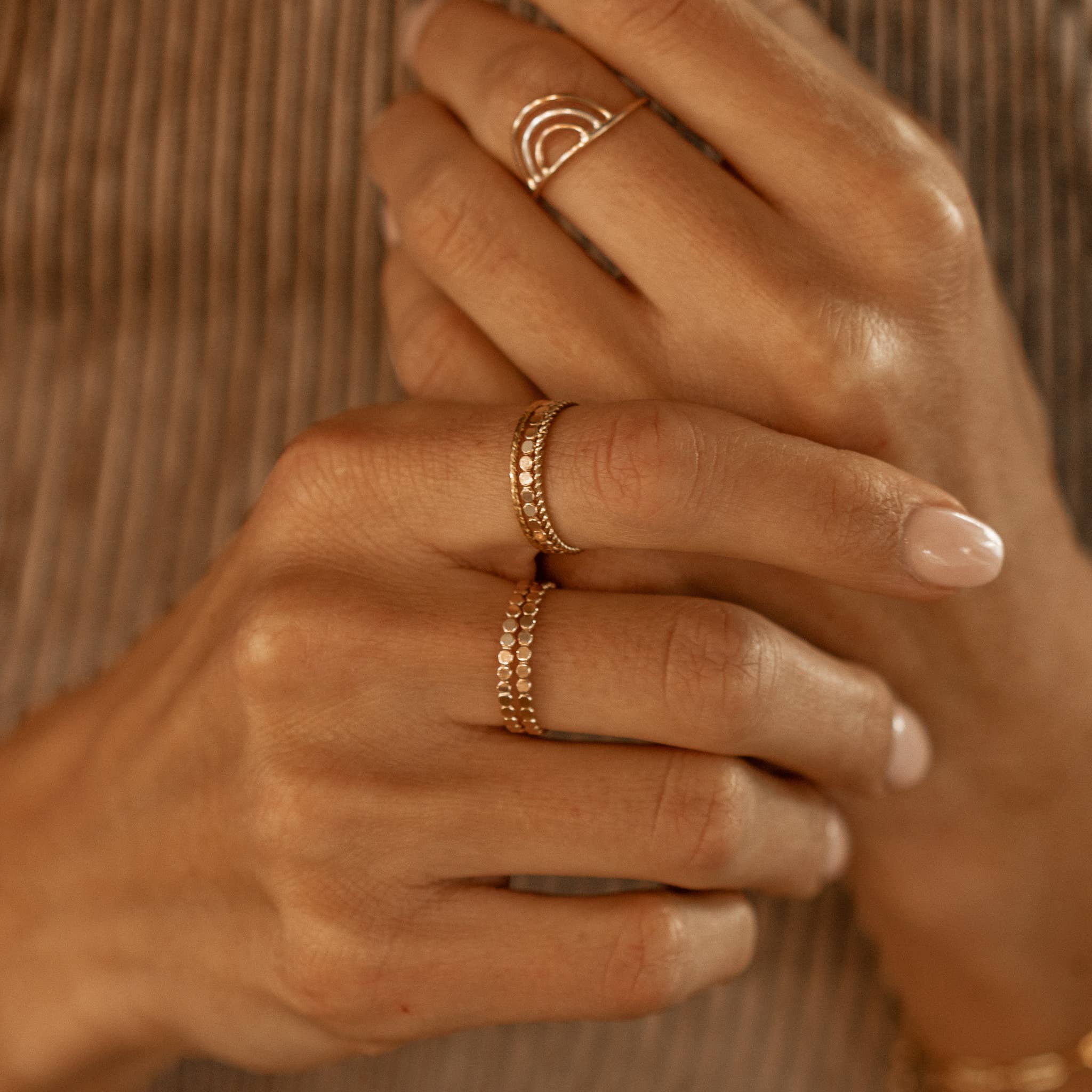 Everly Made – wholesale Band/Stackad Ring – Arnett Ring3