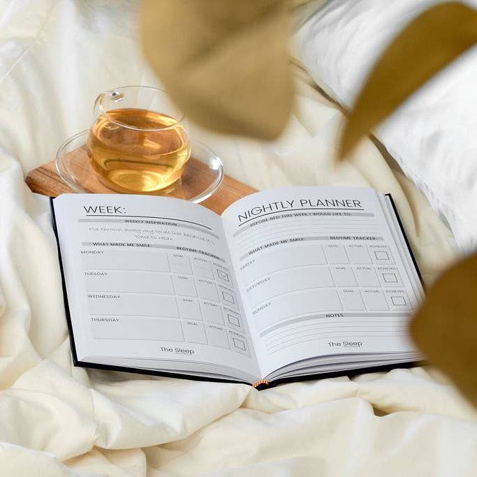 Jornal do Sono e Bem-Estar para Mulheres Ocupadas Prioritizarem o Descanso por atacado de The Sleep Movement