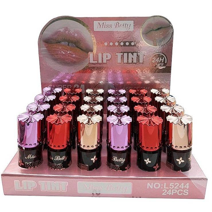 Diacly - Wholesale Lip Stain/Dye/Tint - 24pk Kiss Shiny Color Lip Tint1