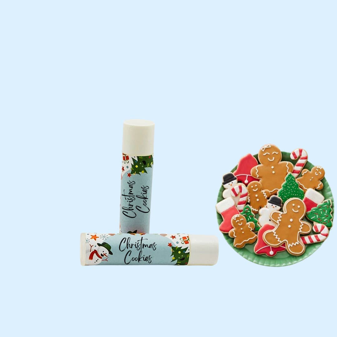 Butterfly Bliss – Großhandel Lippenbalsam – Christmas Cookies Lippenbalsam | Cookie Lippenbalsam | Mädchen Lippenbalsam Stocking Stuffer | Kid Lip Balm Stocking Stuffer | Weihnachtsplätzchen-Duft