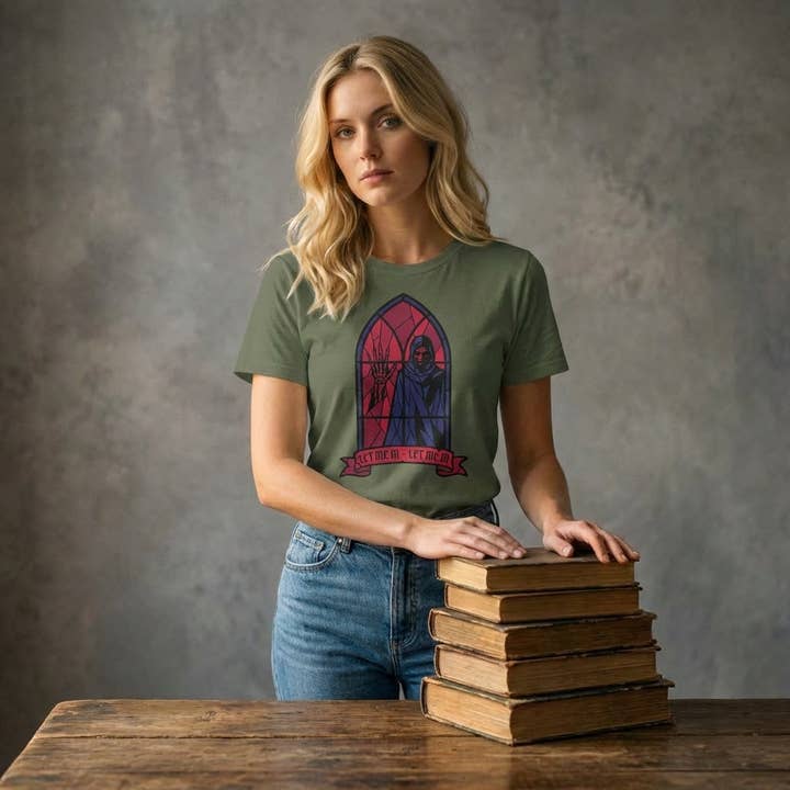 The Haunted Glass Tee for wholesale by MagicMerchEmporium