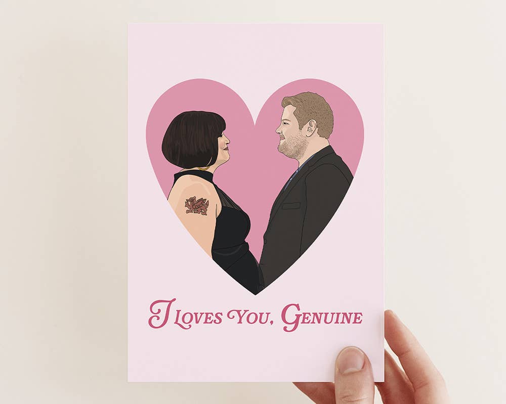 Bonne Nouvelle – Großhandel Liebeskarte – Nessa & Smithy Liebeskarte - Gavin und Stacey Karte1