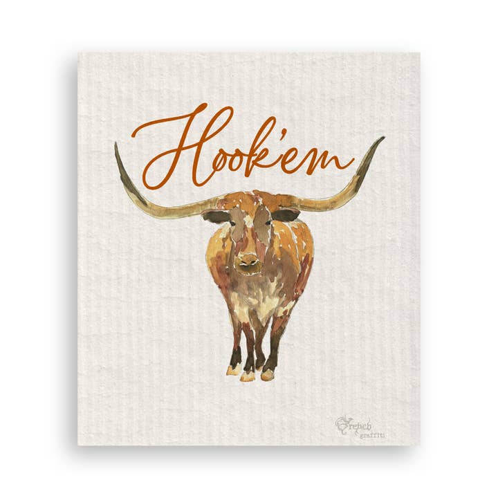 French Graffiti - Wholesale Tea Towel - Longhorn16