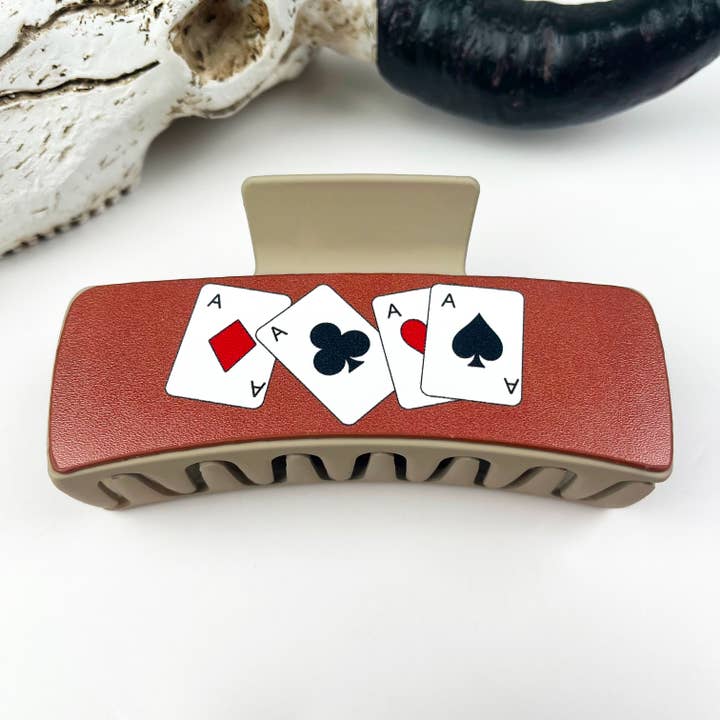 mildstyles - Wholesale Hair Clip - Women's - Western cowboy vintage leather hair claw clip1