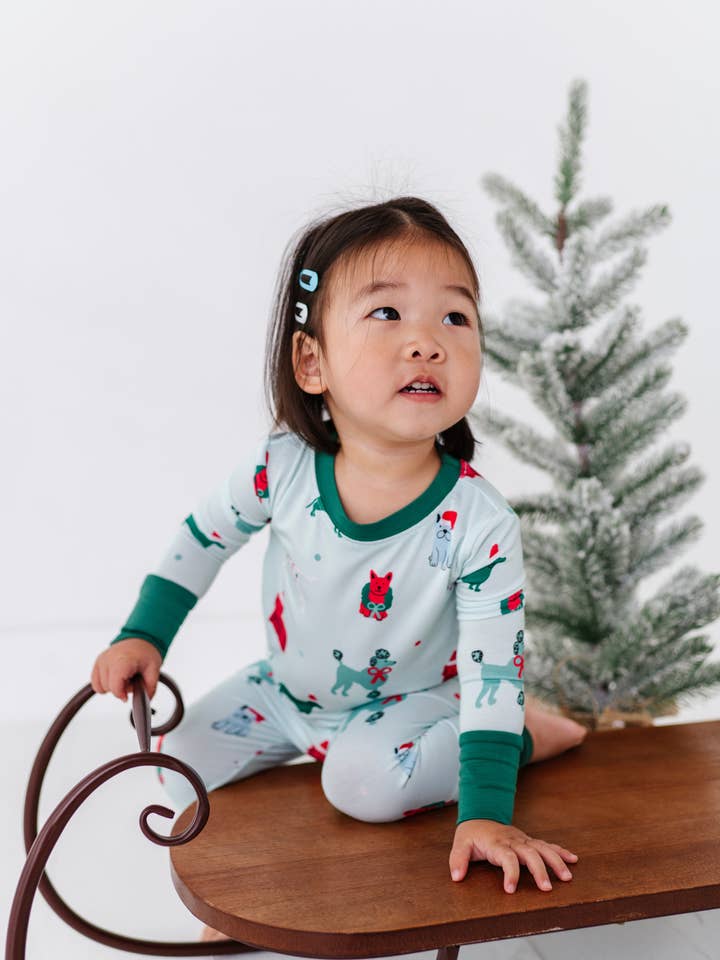Kiki + Lulu - Wholesale Sleepwear Set - Kids - Deck the Howls Kids Pajamas3
