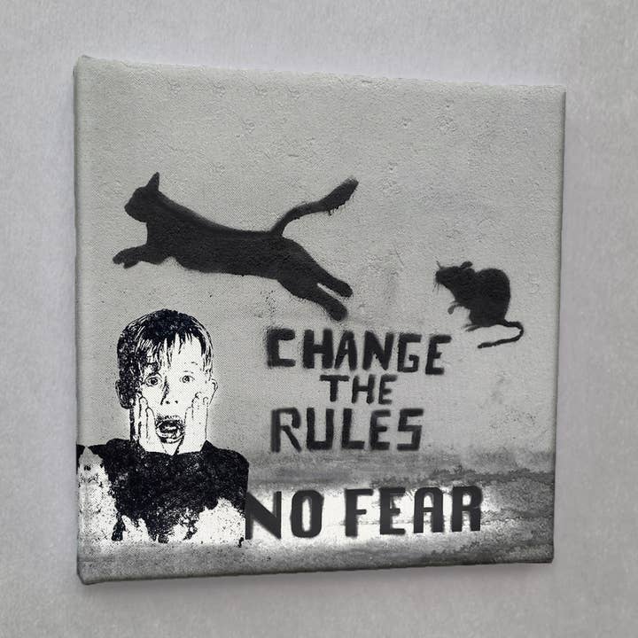 #00955 regler Street Art Canvastryck för wholesale av Eicie