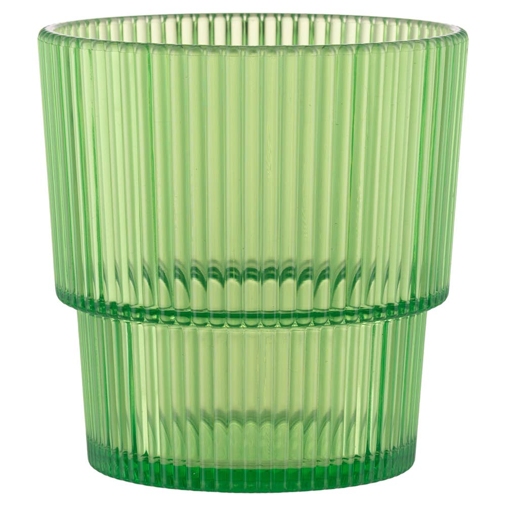 VdE Tivoli 1996 - Wholesale Drinking Glass/Cup - UNIQUE PS GLASS 300ML SH GREEN 3ASS2