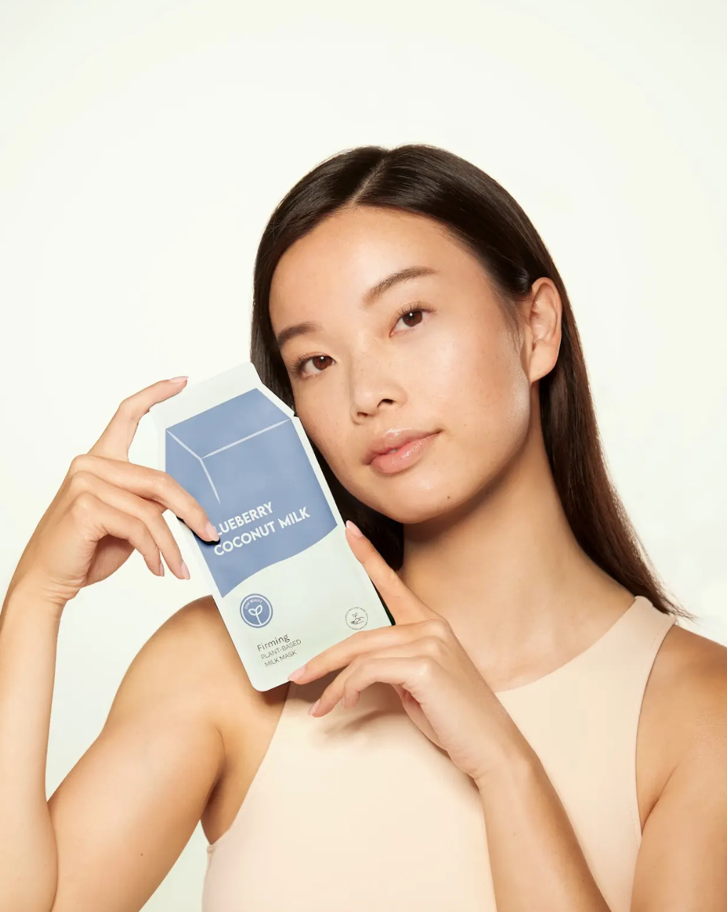 ESW Beauty - Wholesale Skincare Face Mask - Blueberry Coconut Milk Firming Plant-Based Milk Sheet Mask1