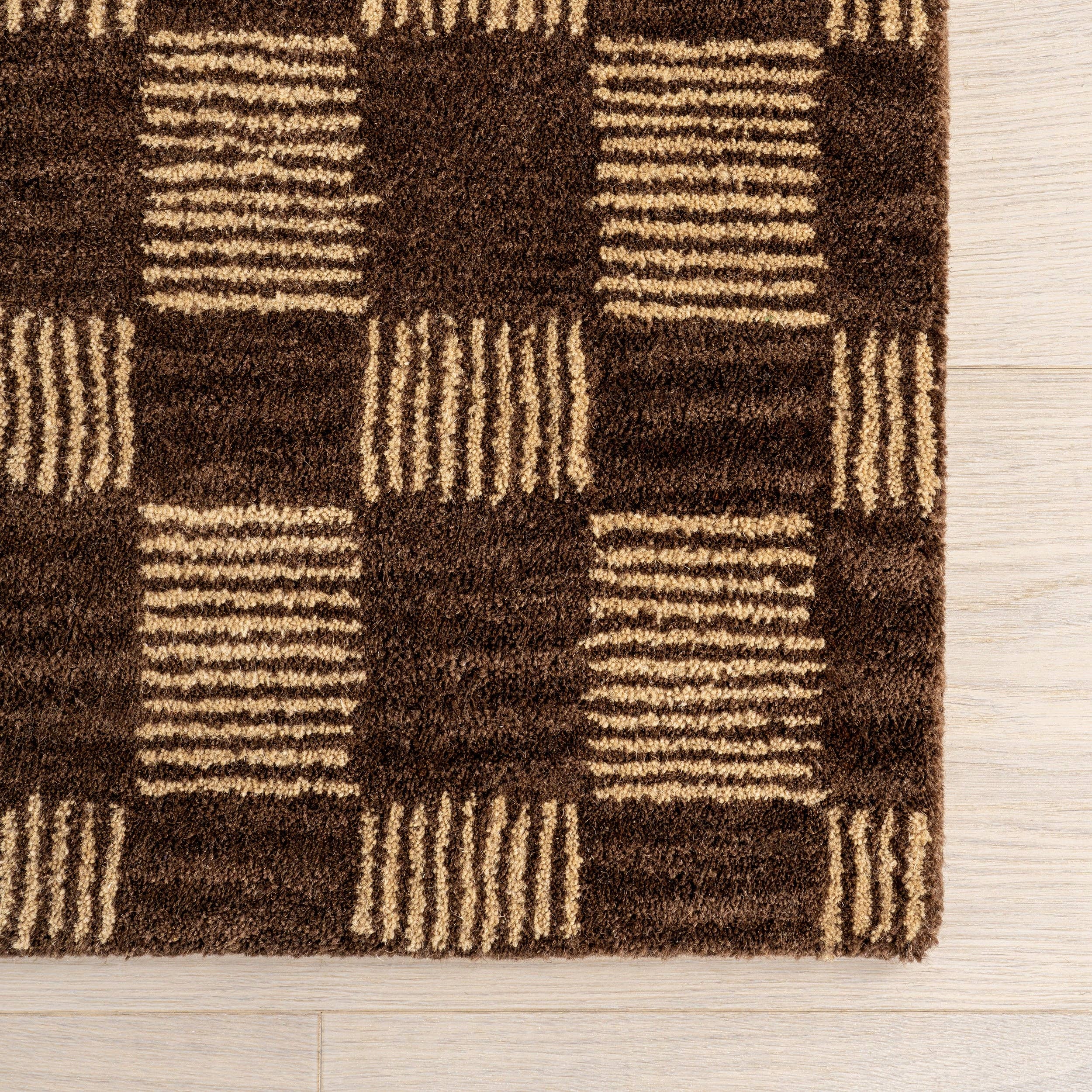 nuLOOM - Wholesale Area Rug - Quince Checkered Wool Area Rug4