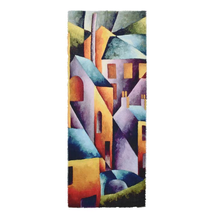 Joplin Painterly Digital Print Scarf for wholesale by Dupatta Designs