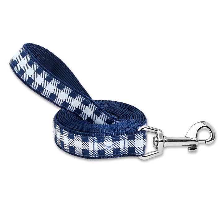 Dog & Me - Wholesale Pet Leash - Dog - Picnic Plaid (Navy) - Dog Leash