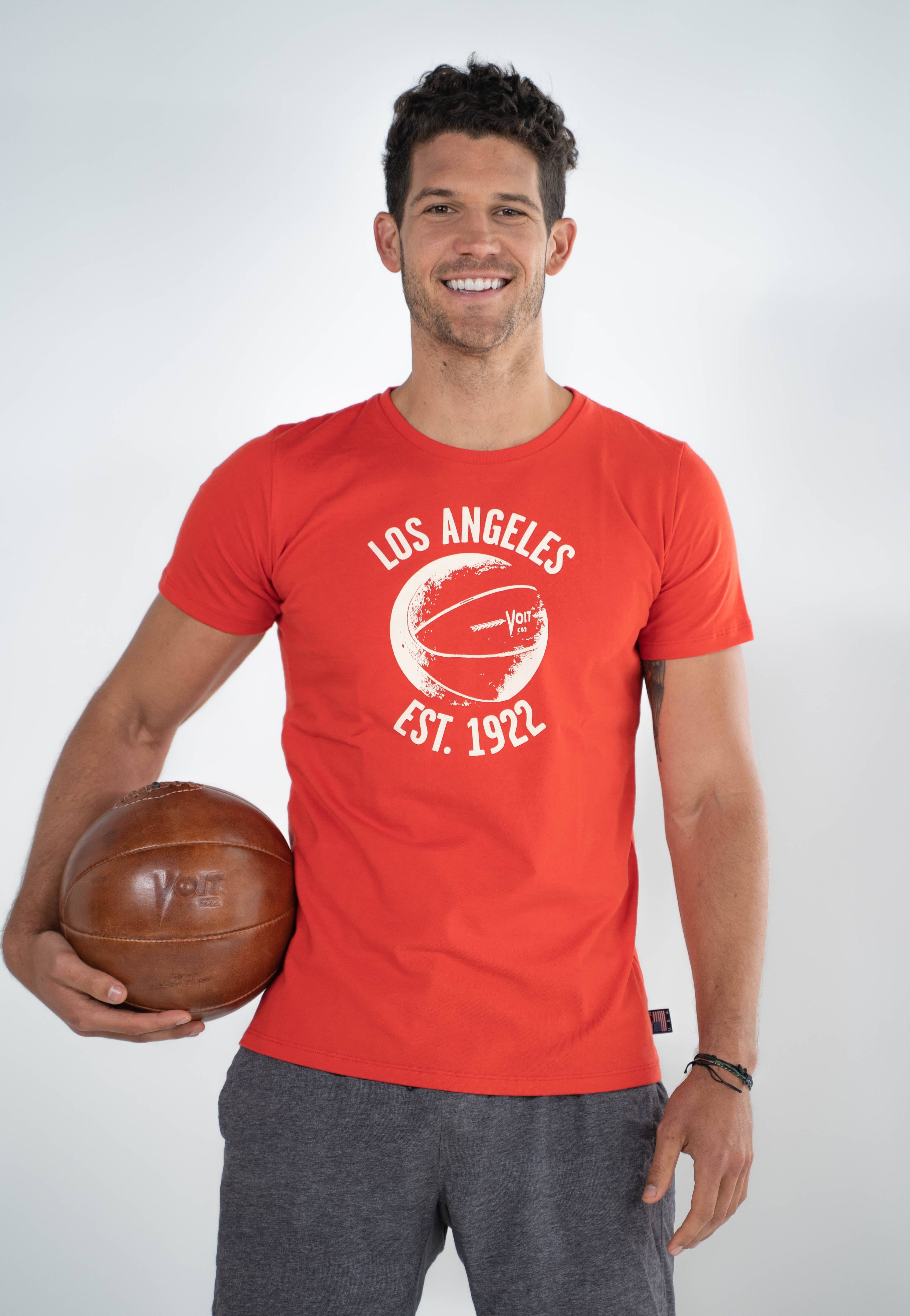 Voit - Wholesale Screen Printed T-Shirt - Men's - Voit, 1922 Legacy Collection, 100% Cotton Vintage Basketball Print T-Shirt (Wholesale)6