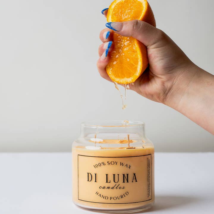 16oz Candle for wholesale by Di Luna Candles