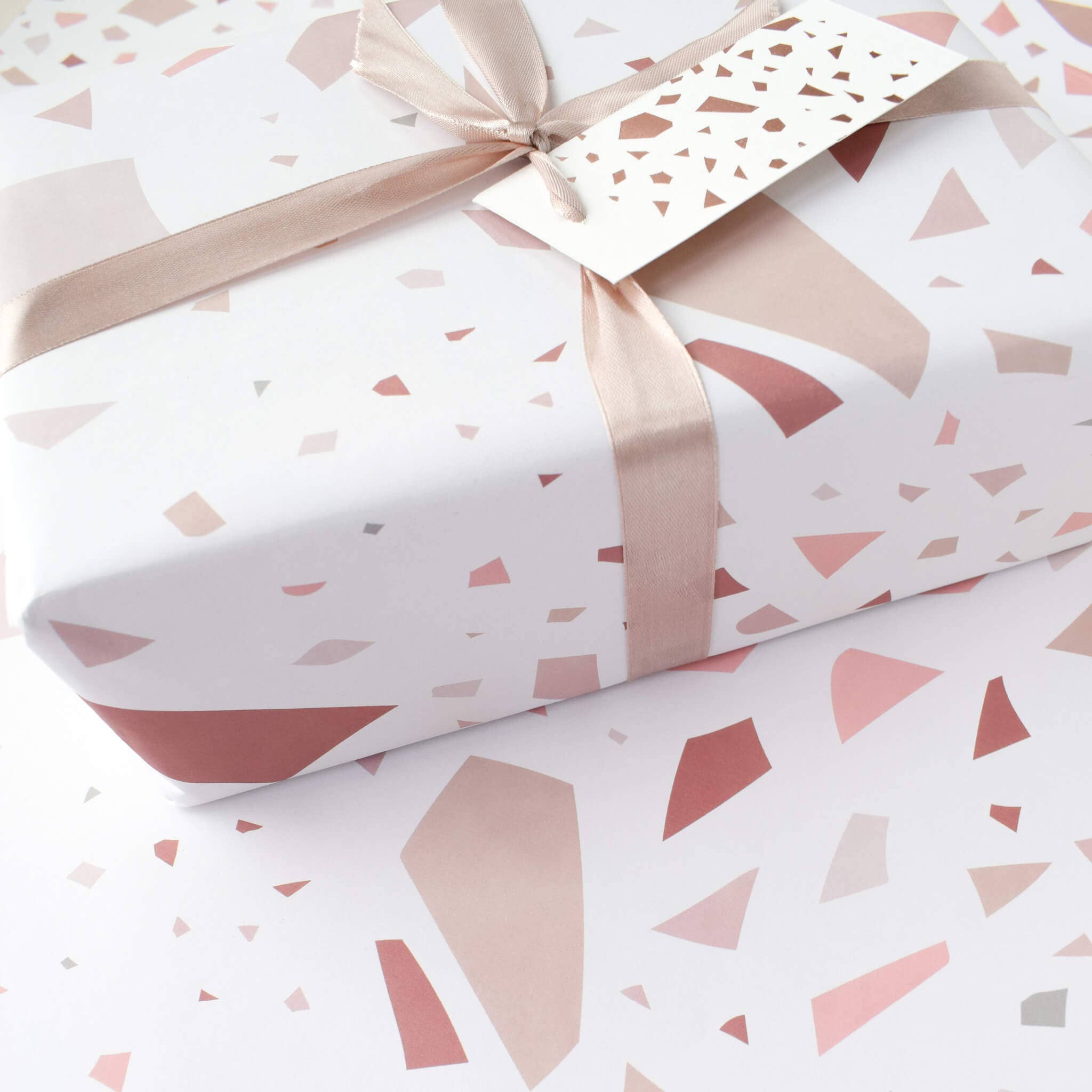 Jennifer Tune - Wholesale Flat Wrap - Terrazzo Print Wrapping Paper5