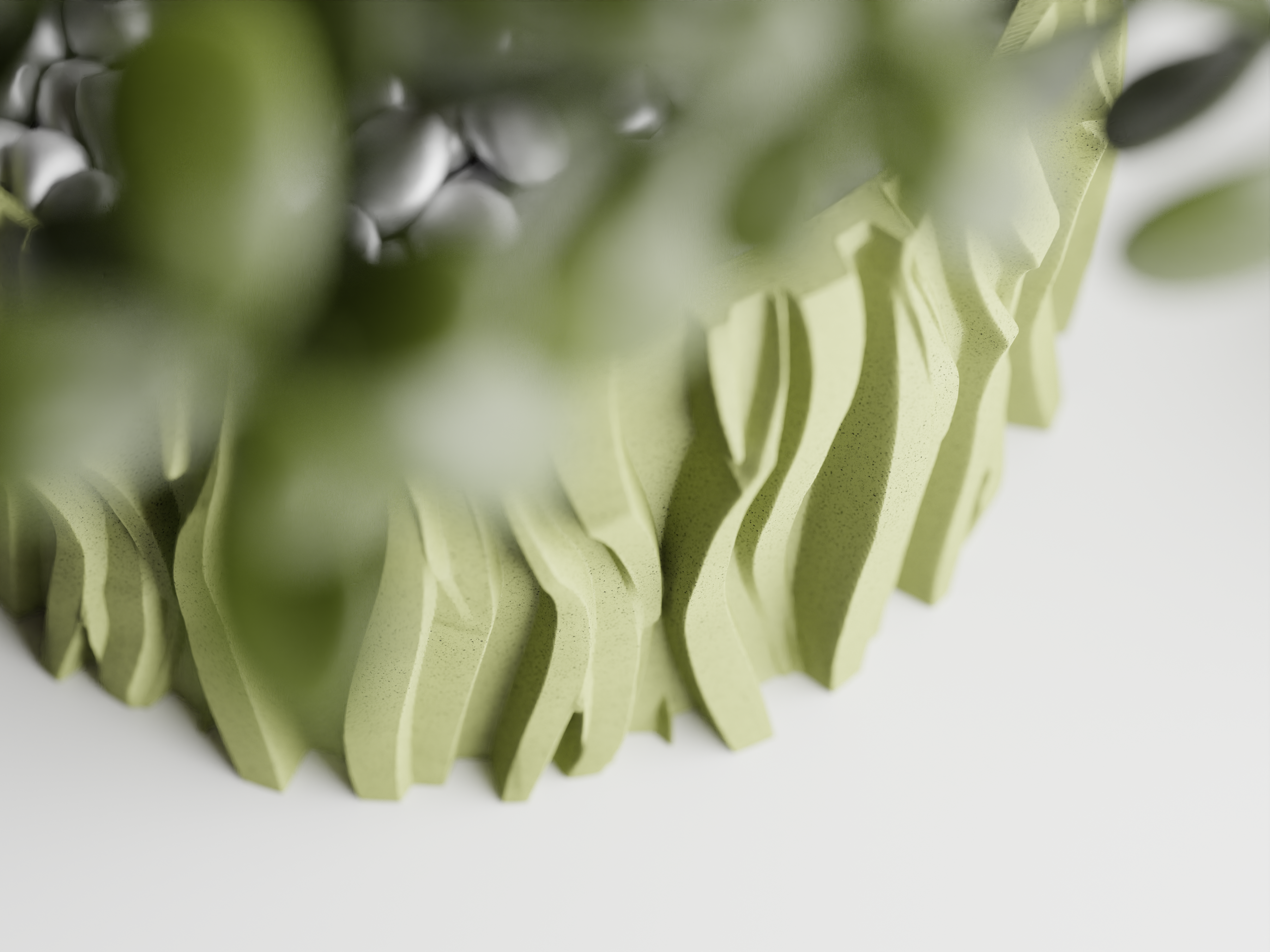 The Butler's Company - Vendita all'ingrosso Vasi per piante - Vaso Contenitore per Piante in Corteccia d'Albero Geometrico Minimalista2