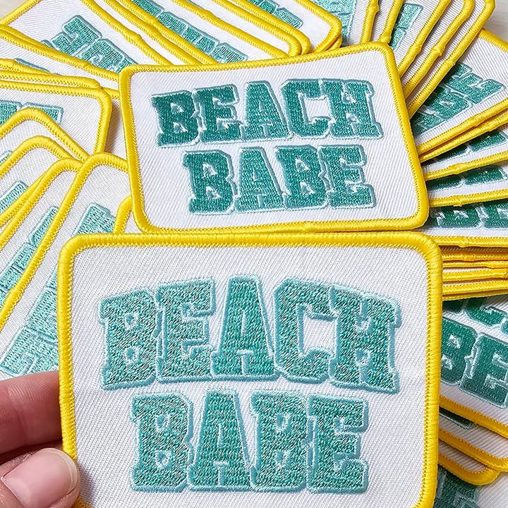 Scratch Decor - Wholesale Patch - Beach Babe Embroidery Iron On Patch0