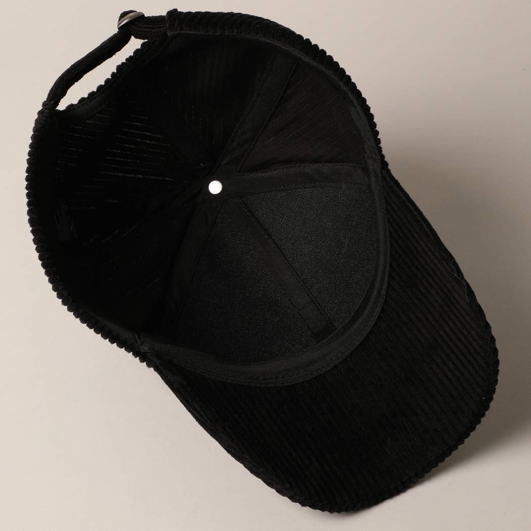 Fashion City - Vente Casquette de baseball – unisexe - Casquette de baseball en velours côtelé avec écusson chenille « cat mom »15