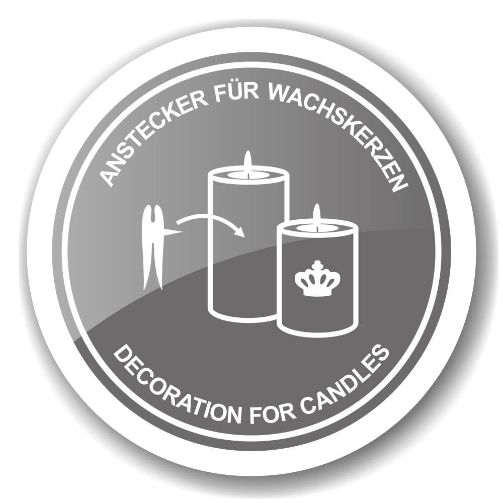 EDZARD - Wholesale Candle Holder - Set of 4 Candle Pins Candle Holders Lily, Aluminum3