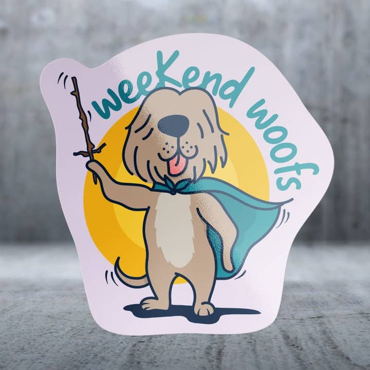 Wizard Dog - Sticker for wholesale by Two Feet Treats