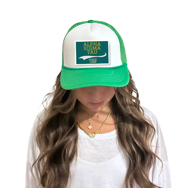 Sarahndipity Shop - Wholesale Trucker Hat - Women's - Sorority Trucker Hat w/ Patch - Collegiate Design27