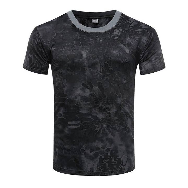 Ecovear - Wholesale T-Shirt - Men's - Men's Camouflage Tactical T-Shirt Quick-Dry Outdoor Training7