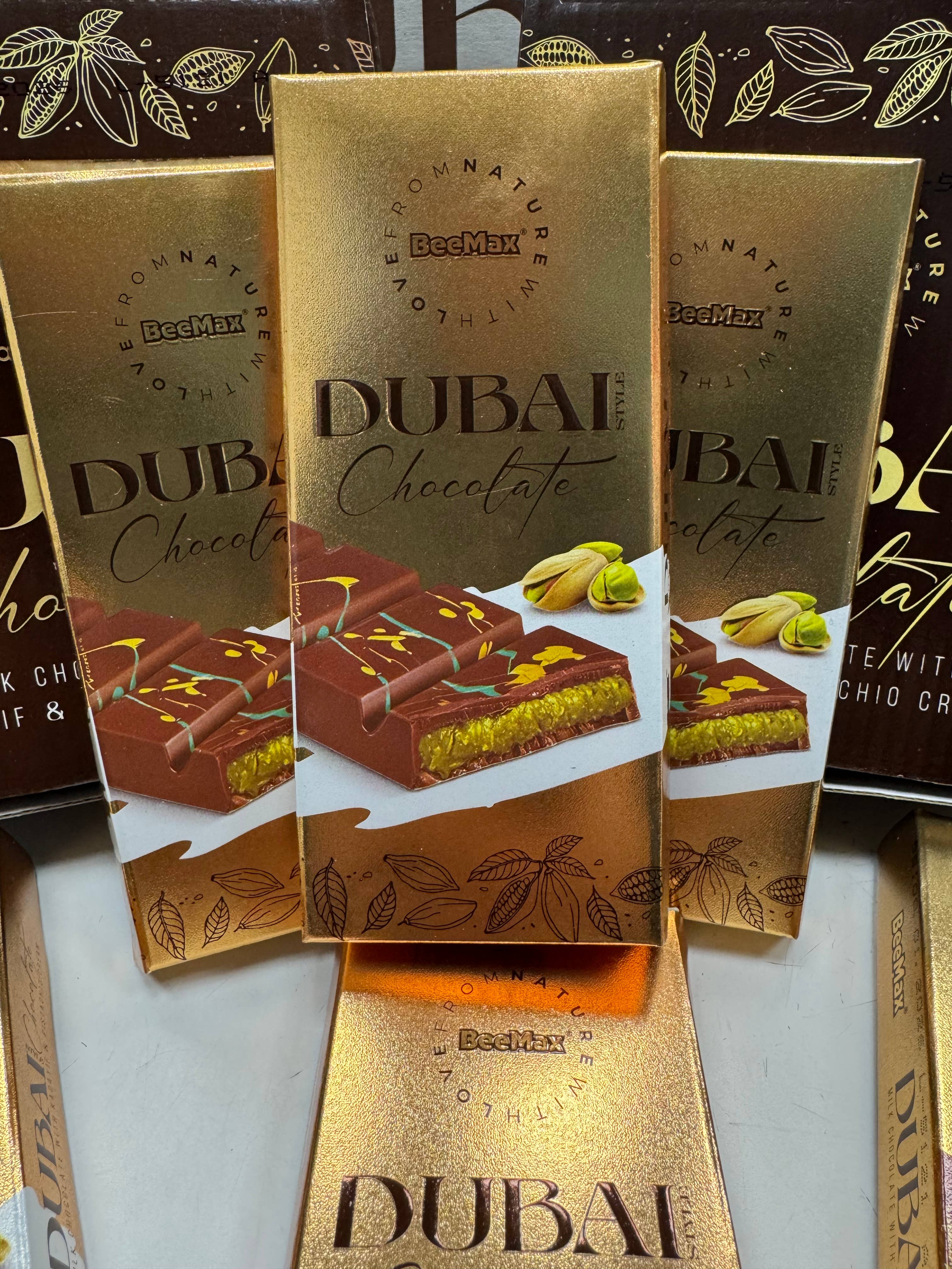 Beemax - Wholesale Chocolate Bar - Beemax Dubai Chocolate ( 3.36oz / 95 grams )1