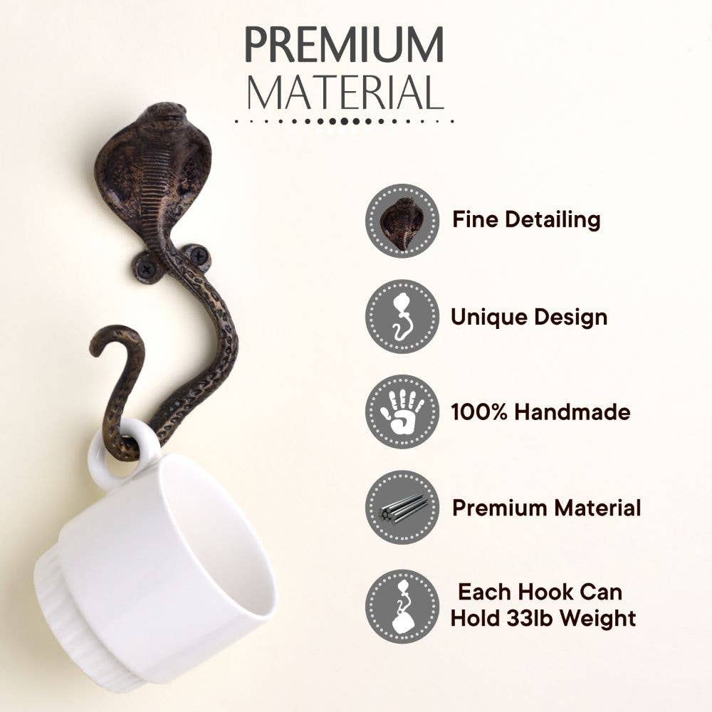 Antique 12 Piece Iron Coat Hangers for Wall Boho Key Holder for wholesale on Faire1