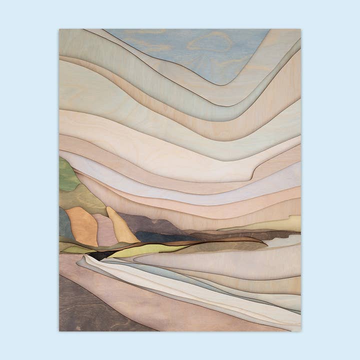 Botanical Beach Archival Quality Print for wholesale by Bellamy Home Studio