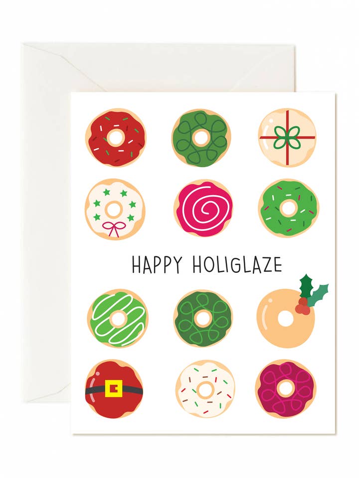 Biglietto di auguri Happy Holiglaze per la vendita all'ingrosso da parte di Tickle Me Lavender