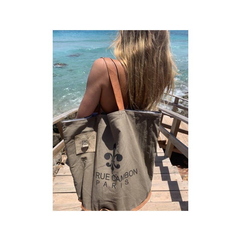 Casa Natura Design SL - Wholesale Beach Bag - Classic Tote Canvas Bag Daily or Beach - RETRO RR16