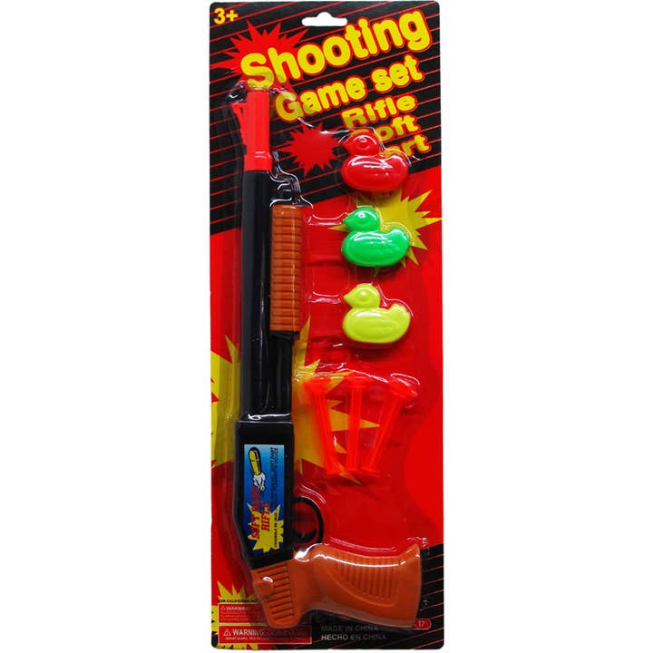 Deluxe Import Trading - Wholesale Toy Set - Kids - 14" Soft Dart Toy Shot Gun Play Set