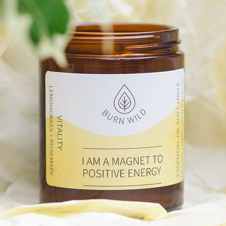 Vitality | Lemongrass+Rosemary for wholesale by Burn Wild