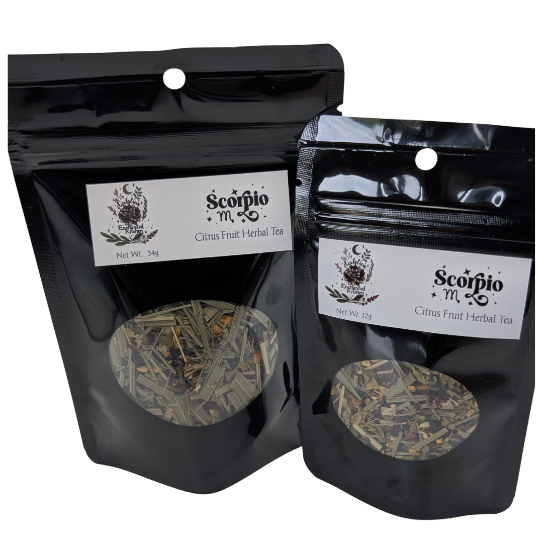 Dahlia's Enchanted Kitchen - Wholesale Loose Tea - Scorpio - Star Sign Loose Leaf Tea2