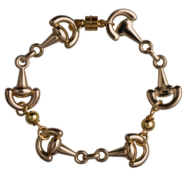Derby bracelet-gold ball for wholesale by ali & bird jewelry
