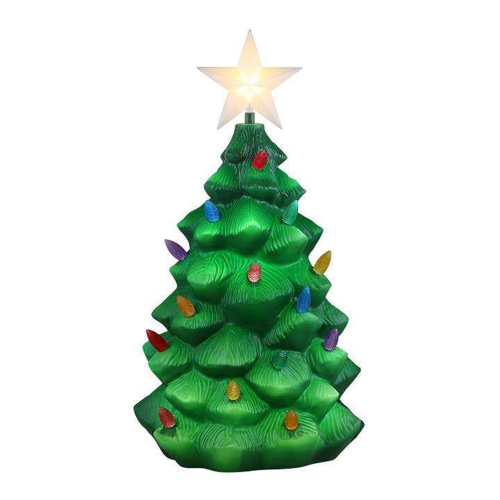 Mr. Christmas - Wholesale Christmas Decoration - 24" Blow Mold Nostalgic Flat 2D Tree