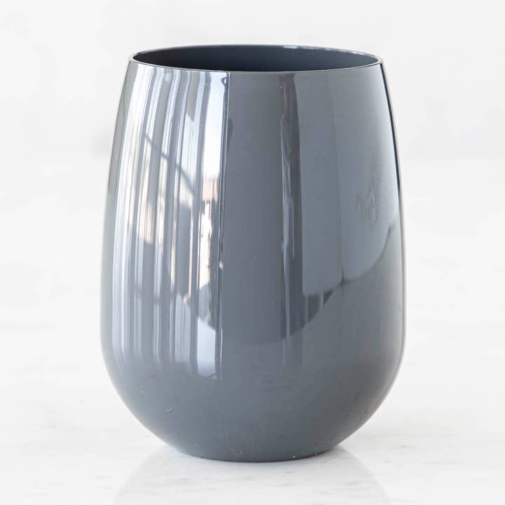 H&C Stemless Wine - Grijs voor wholesale door Hester & Cook - Symglass