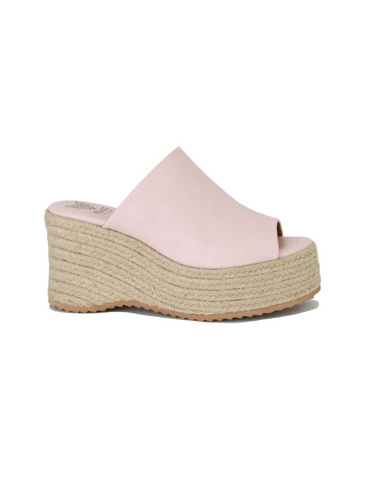 BEAST FASHION - Wholesale Platform Heels - Women's - STACEY-01 Espadrille Platform Mules
