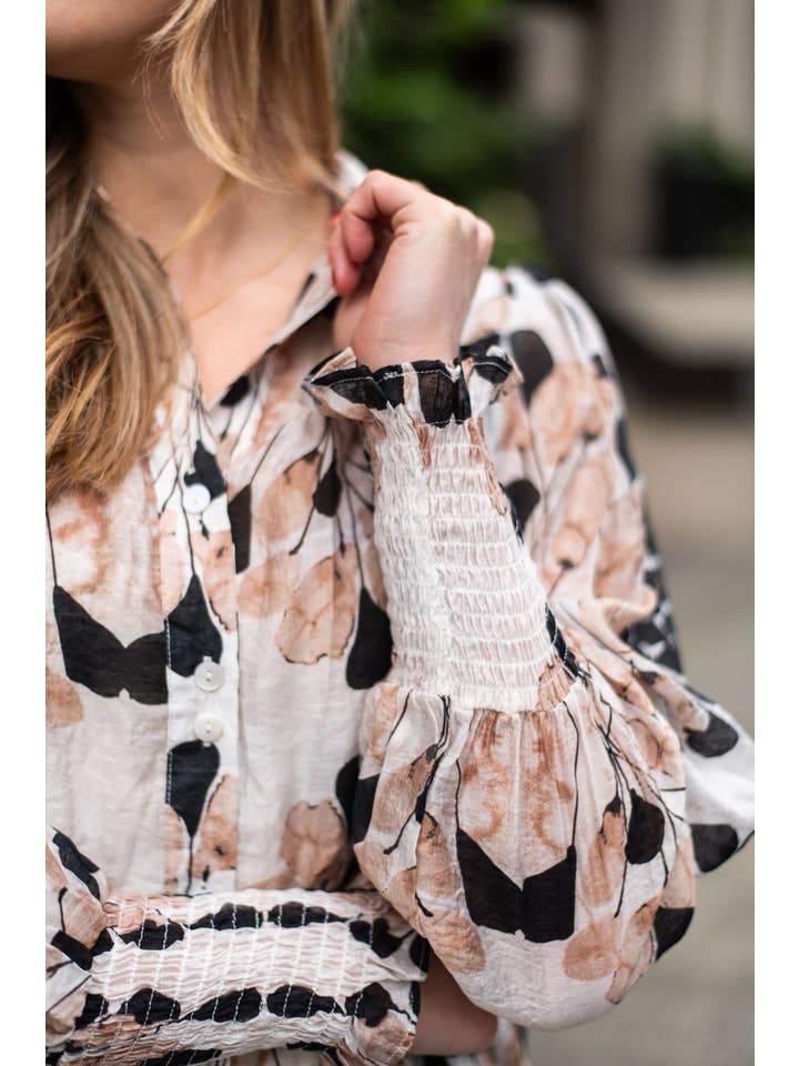 Stellino - Wholesale Buttoned-down shirt – Women's - Tullula Shirt | Beige8