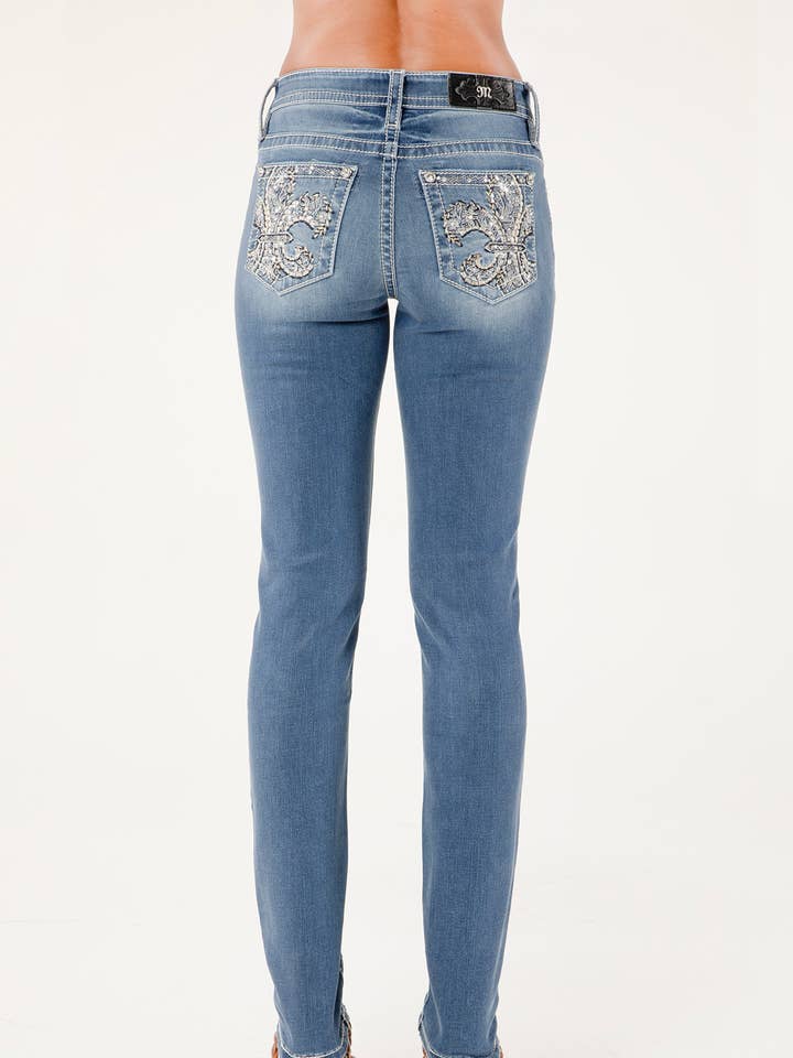 M9433S- MID RISE SKINNY JEANS for wholesale by Miss Me