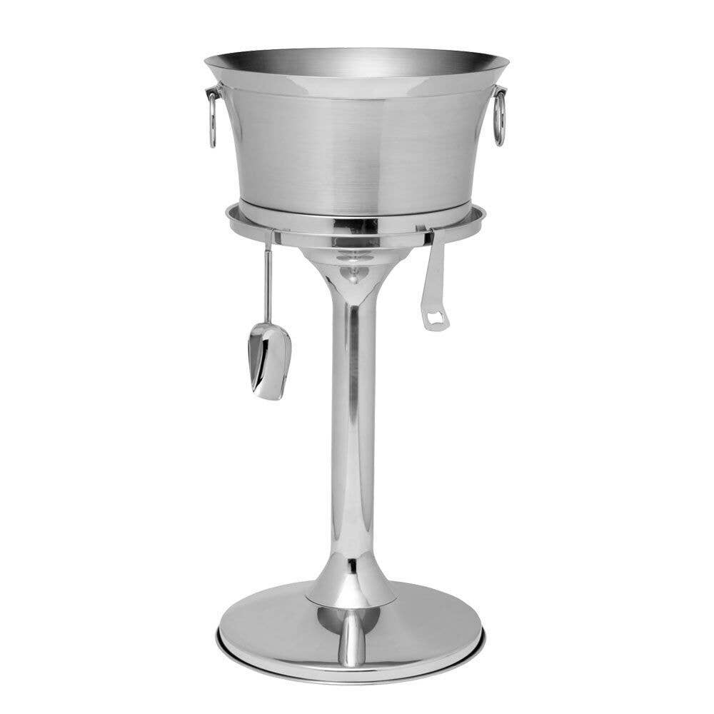 Lifetime Brands Silverwarehouse - Wholesale Ice Bucket - Mikasa 30 Qt Beverage Tub With Stand And Tools1