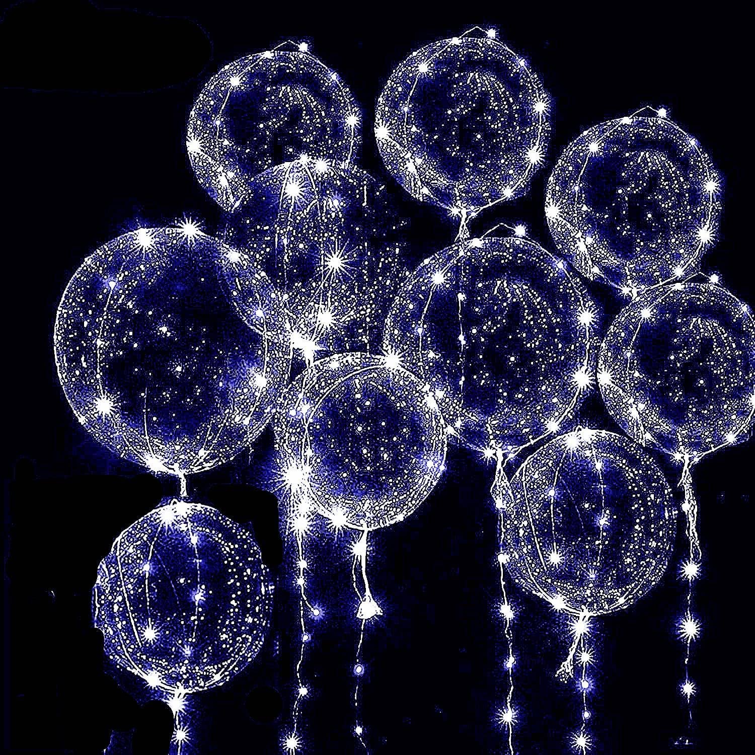 SugarQuoteMeNot LLC - Wholesale Balloon - 6 Bo-Bo Balloons-String Light Style22