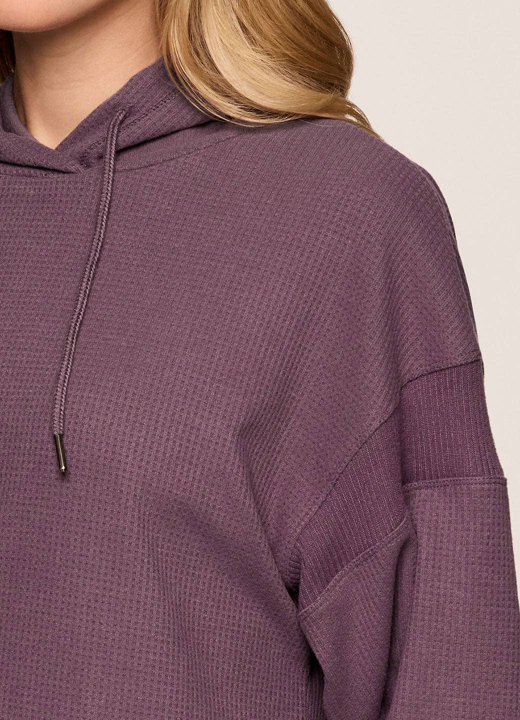 RBX Active – Engroshandel Hoodie – Kvinder – Afslappet hættetrøje i vaffelstrik til fridage17