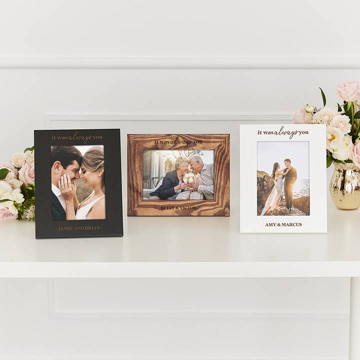 Weddingstar Inc. – wholesale Picture frame – Personalized Wooden 5X7 Picture Frame - It Was Always You0