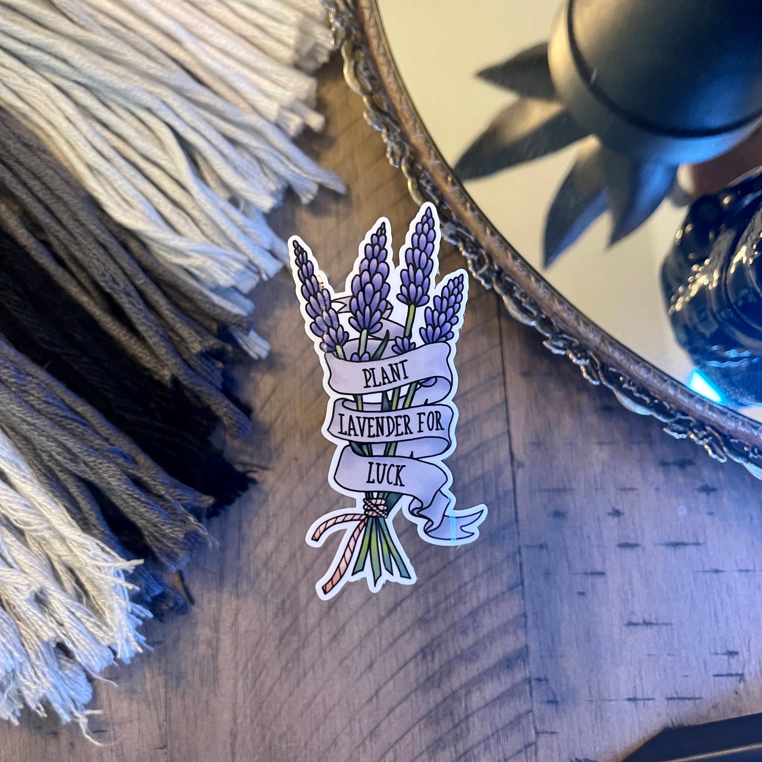 Living Noir - Wholesale Sticker - Witchy Lavender Practical Magic Sticker2
