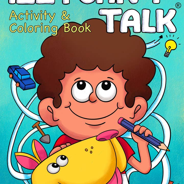 Izzy Can't Talk Activity and Coloring Book for wholesale by Inclusive Art House
