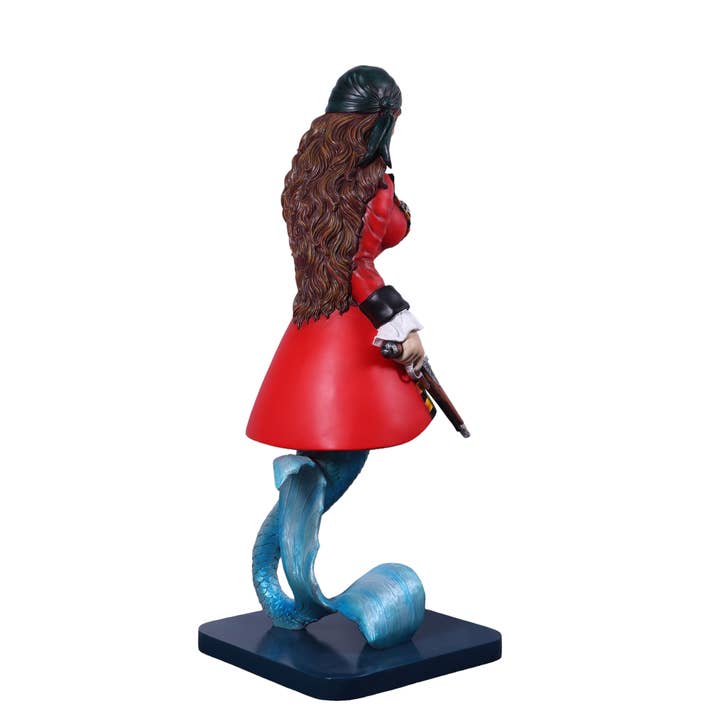 Nautical Tropical Imports - Wholesale Sculpture - Sassea The Renegade Mermaid Pirate Sculpture 5ft Tall 6